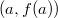 (a,f(a))